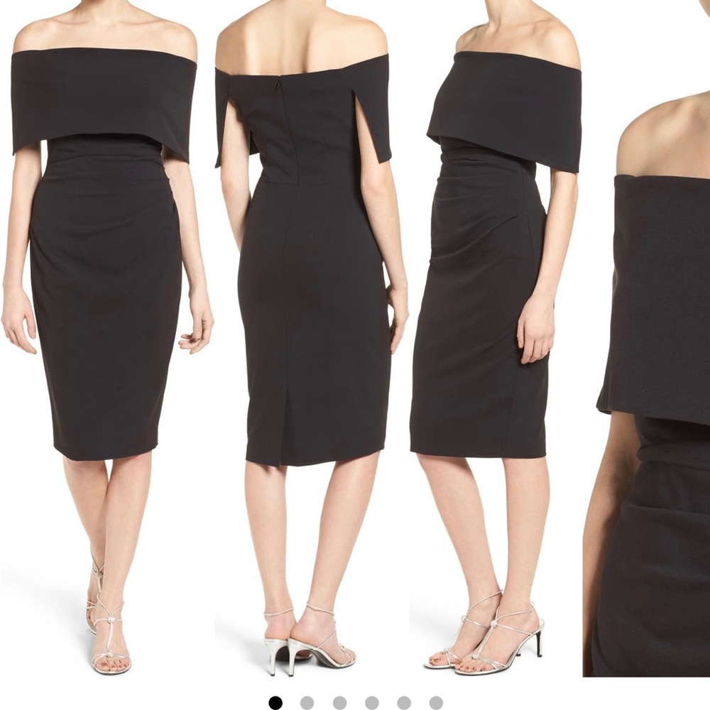 Vince Camuto Popover Cocktail Dress